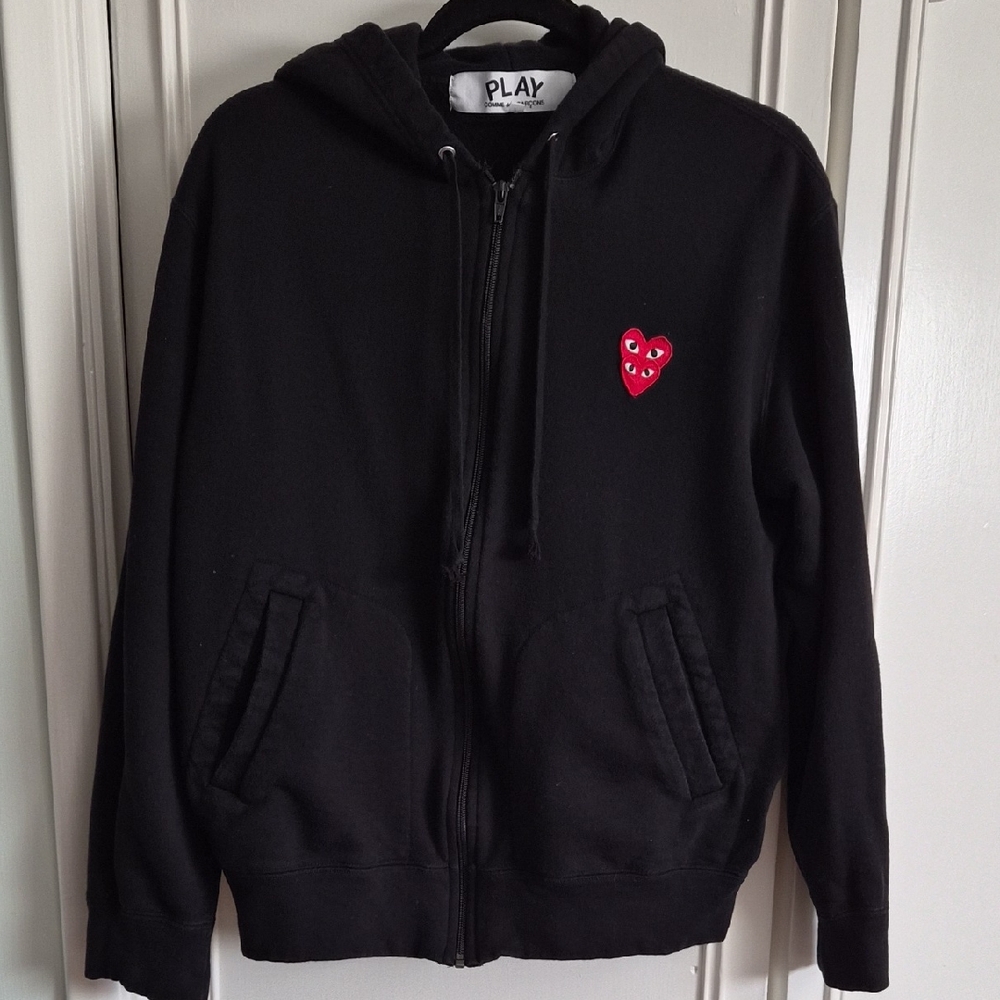 Comme des Garcons Black Hoodie LARGE